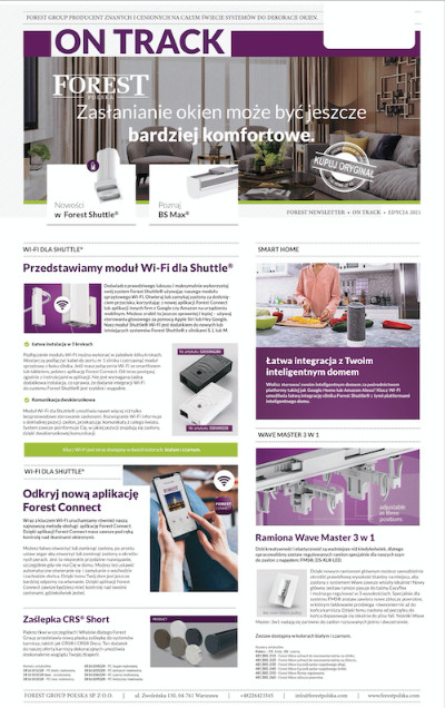 Forest newsletter on track 2021